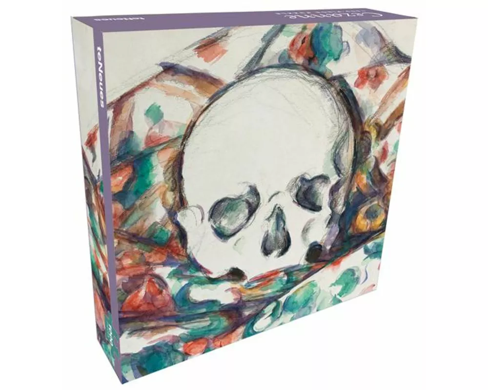 Paul Cezanne, Skull on a Curtain 1000-Piece Puzzle