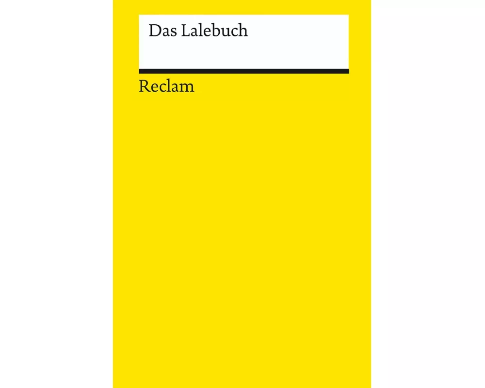 Das Lalebuch. Studienausgabe