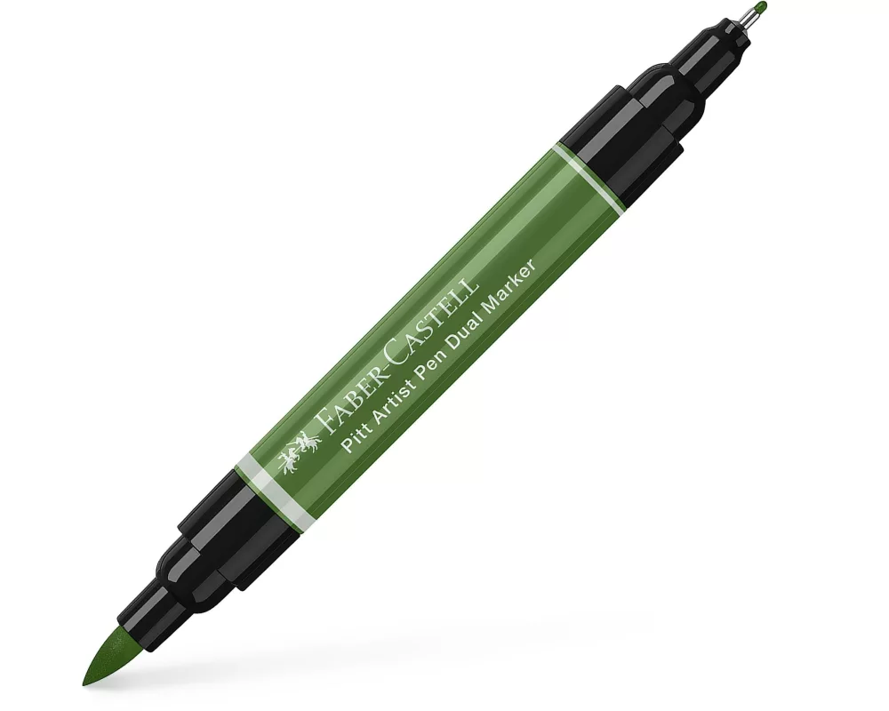 Faber-Castell Tuschestift Pitt Artist Pen Dual Olive