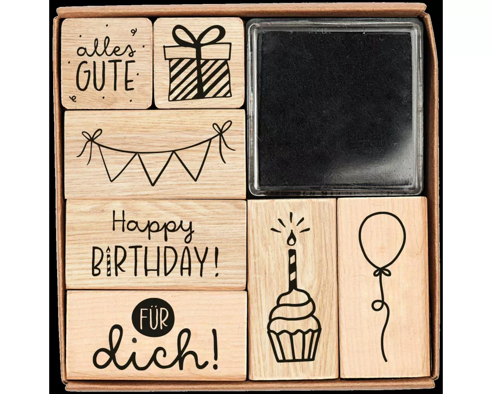 Stempel-Set Geburtstag