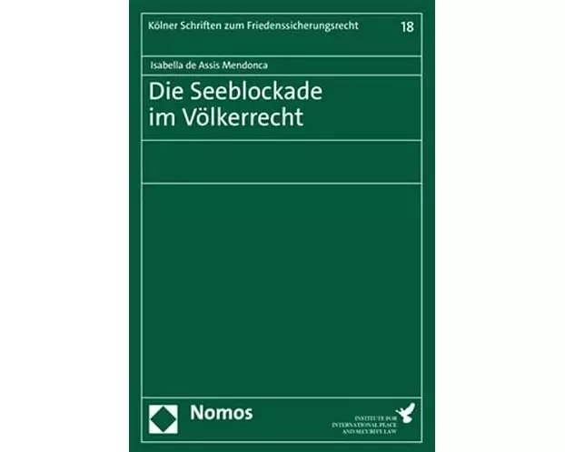 Die Seeblockade im Völkerrecht