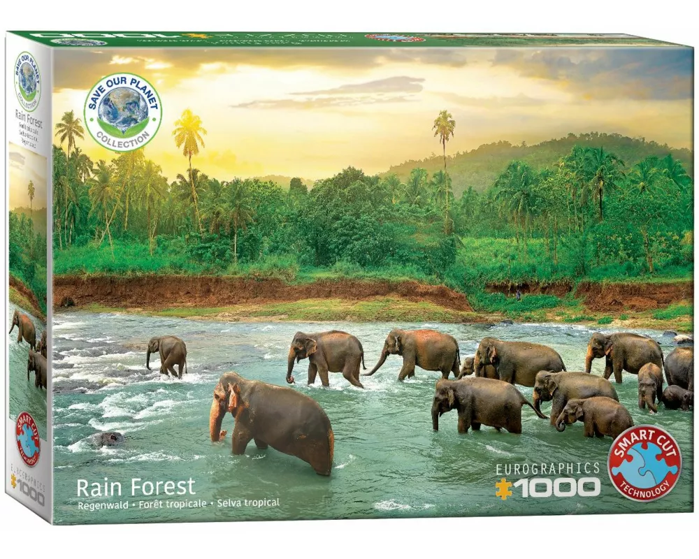 Puzzle 1000 Teile - Rainforest