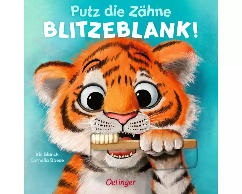 Putz die Zähne blitzeblank!