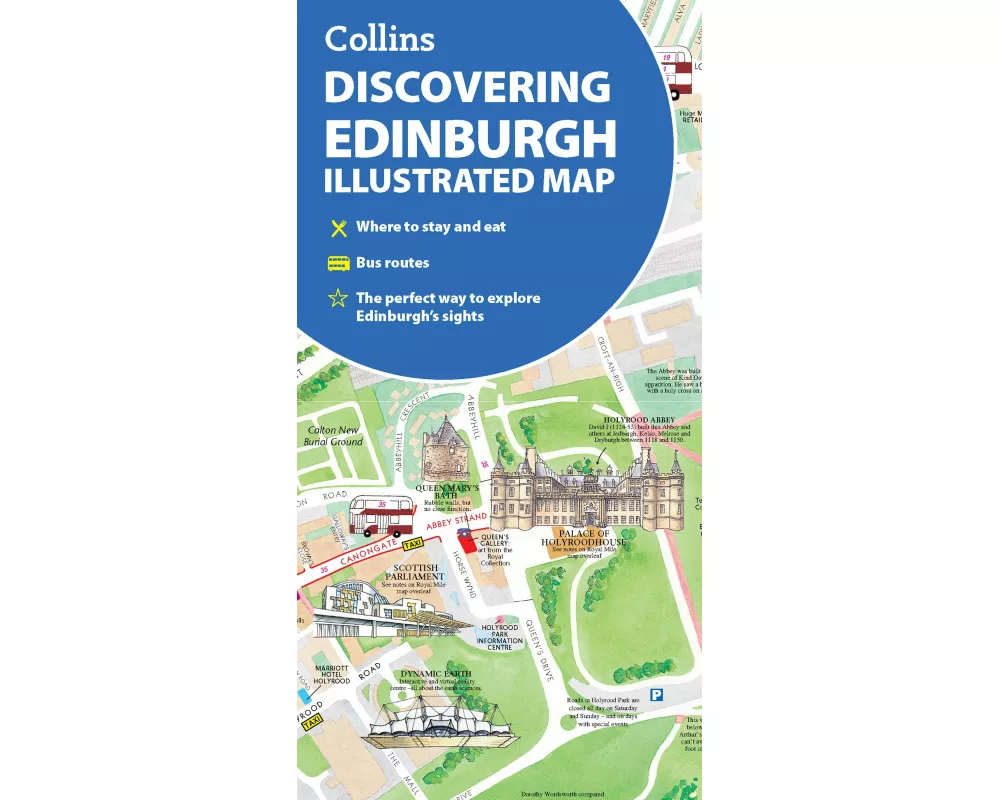 Discovering Edinburgh Illustrated Map