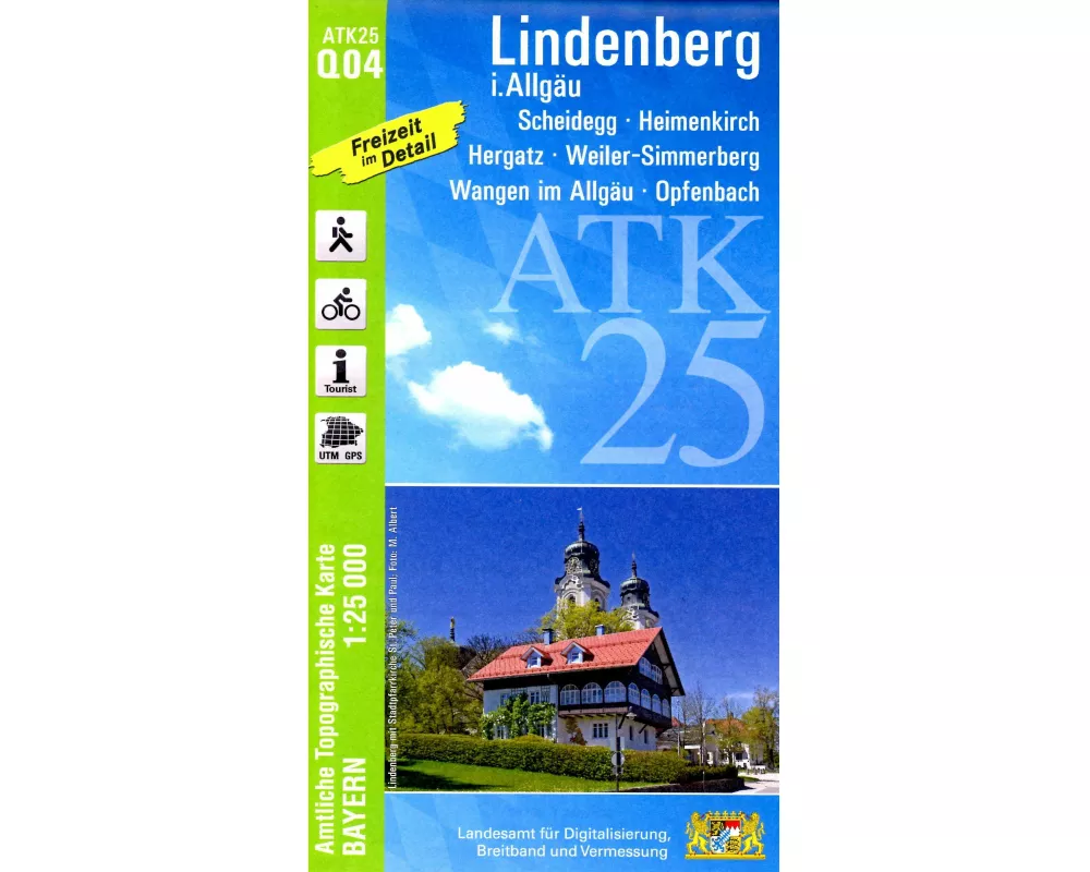 ATK25-Q04 Lindenberg i.Allgäu (Amtliche Topographische Karte 1:25000)