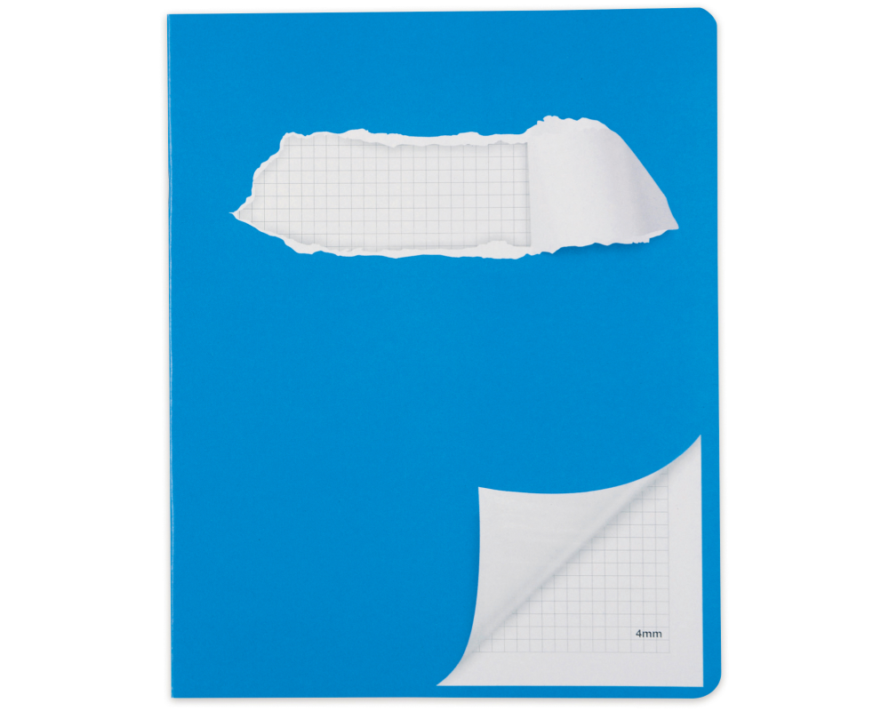 ELCO Schulheft 17,5x22cm 73053.37 kariert blau