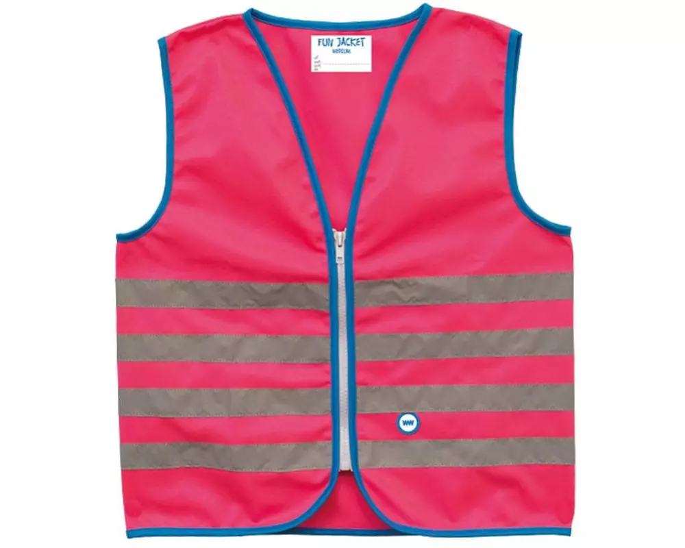wowow Reflexweste Fun Jacket S, Pink