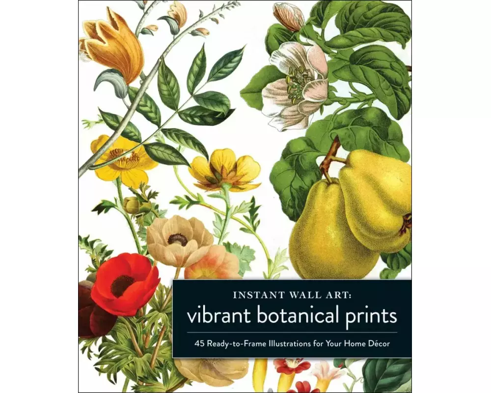 Instant Wall Art Vibrant Botanical Prints