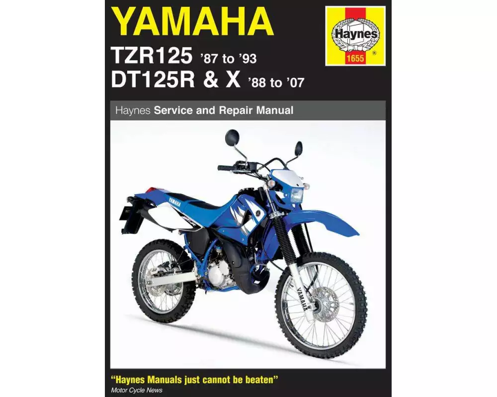 Yamaha TZR125 (87 - 93) & DT125R/X (88 - 07) Haynes Repair Manual