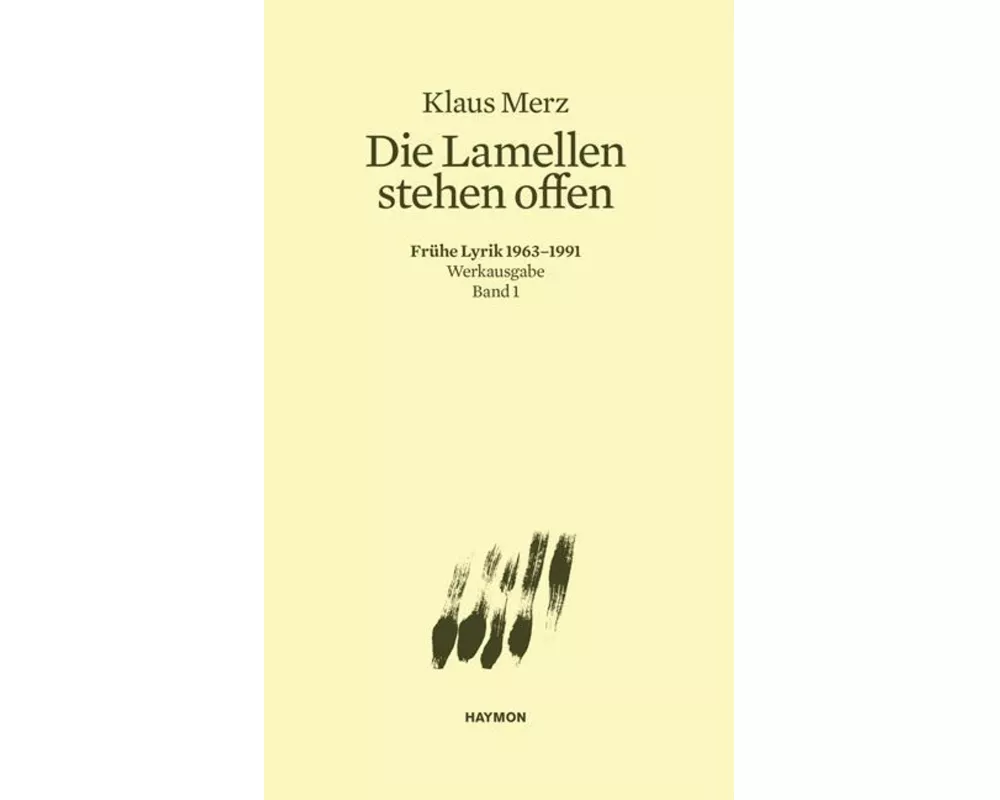 Die Lamellen stehen offen