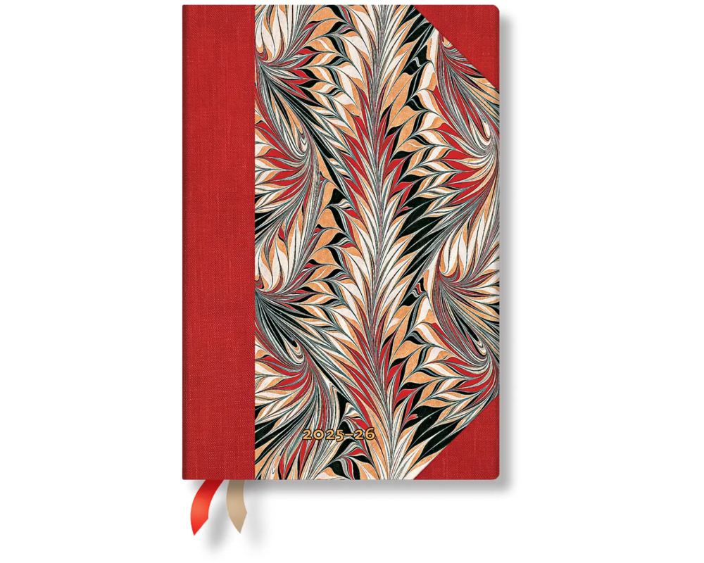 Paperblanks Wochenagenda Mini Rubedo Juli 25-Dez 26, horizontal