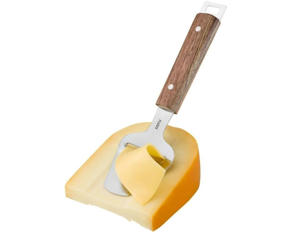 GEFU Käsehobel Madero 24.3 cm, Silber/Braun