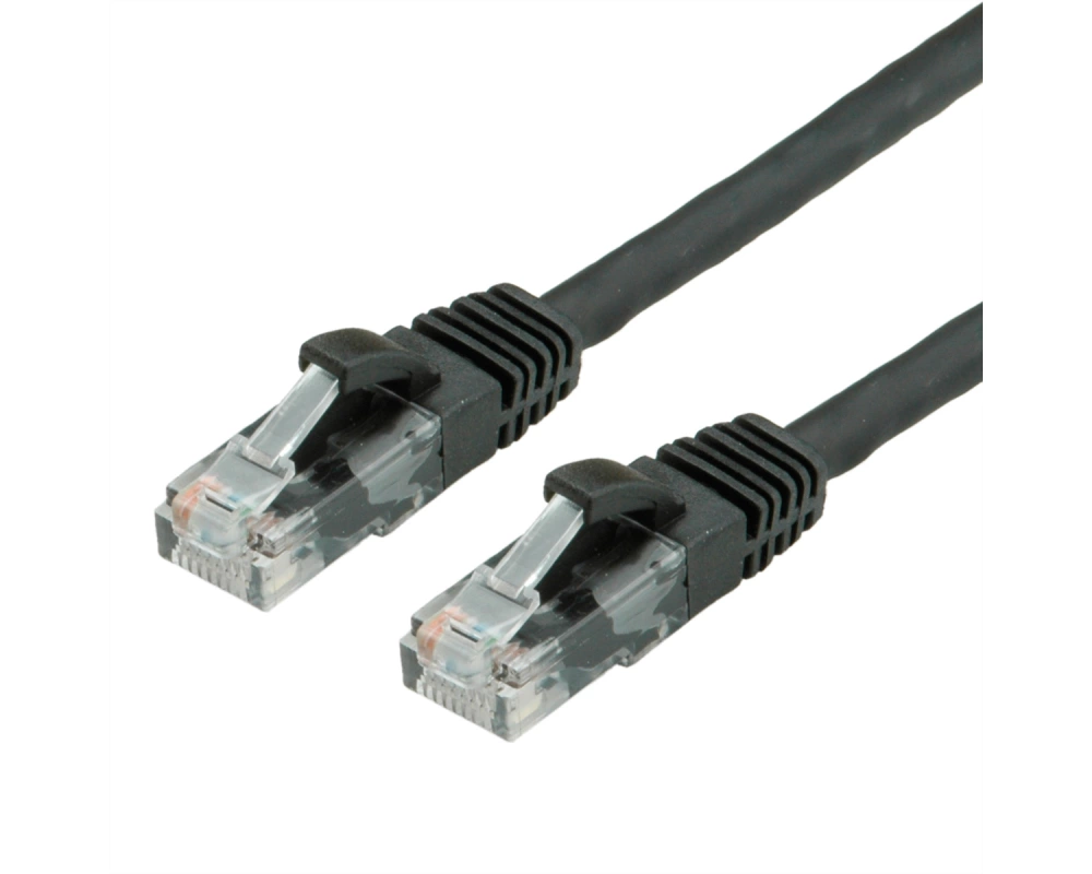 VALUE Patchkabel Cat.6 (Class E) UTP, LSOH, schwarz, 2 m