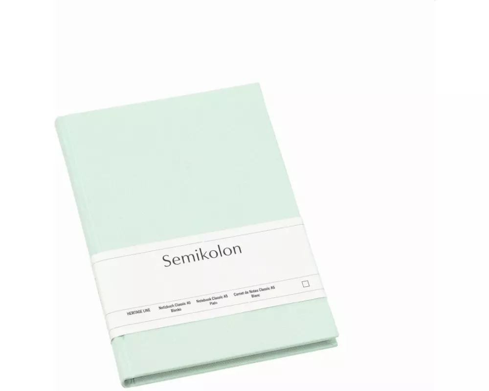 Notizbuch Classic A5 blanko moss