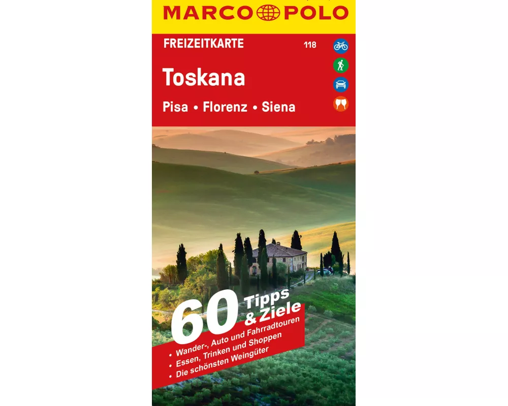 MARCO POLO Freizeitkarte 118 Toskana 1:125.000