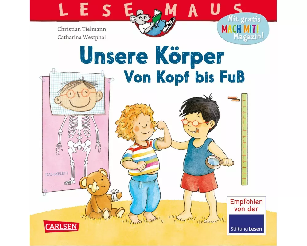 LESEMAUS 167: Unsere Körper – Von Kopf bis Fuß