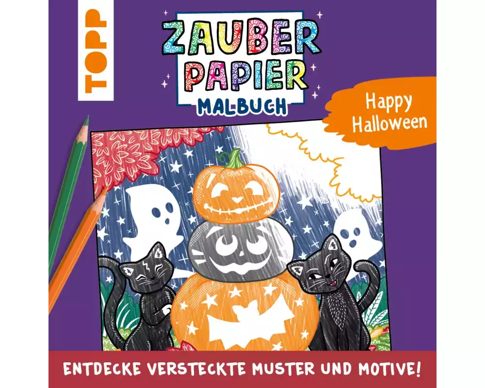 Zauberpapier Malbuch Happy Halloween