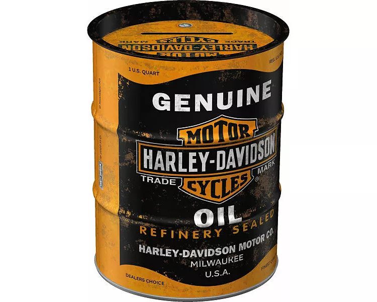Spardose. Harley-Davidson / Genuine Oil