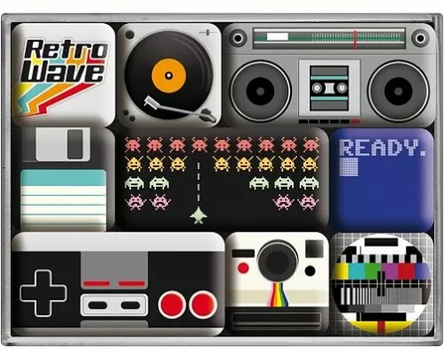Magnet Set. Achtung / Retro Wave Media