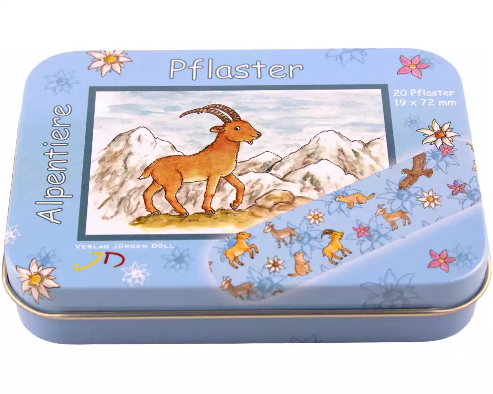 Döll Wundpflaster Heftpflaster Alpentiere 20 Stück