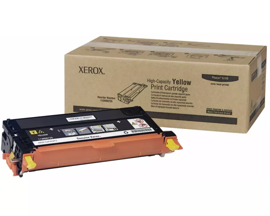 XEROX XFX Toner yellow for Phaser 6180 high Capacity 6.000 pages