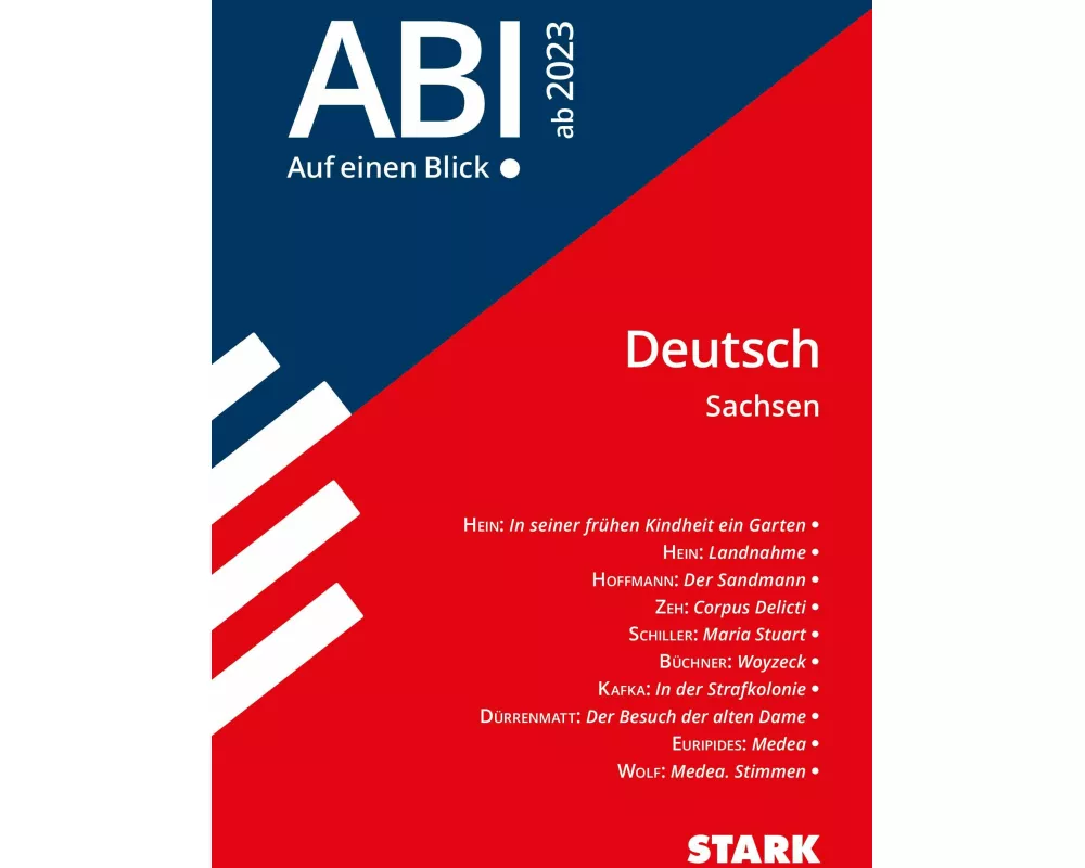 STARK Abi - auf einen Blick! Deutsch Sachsen 2024