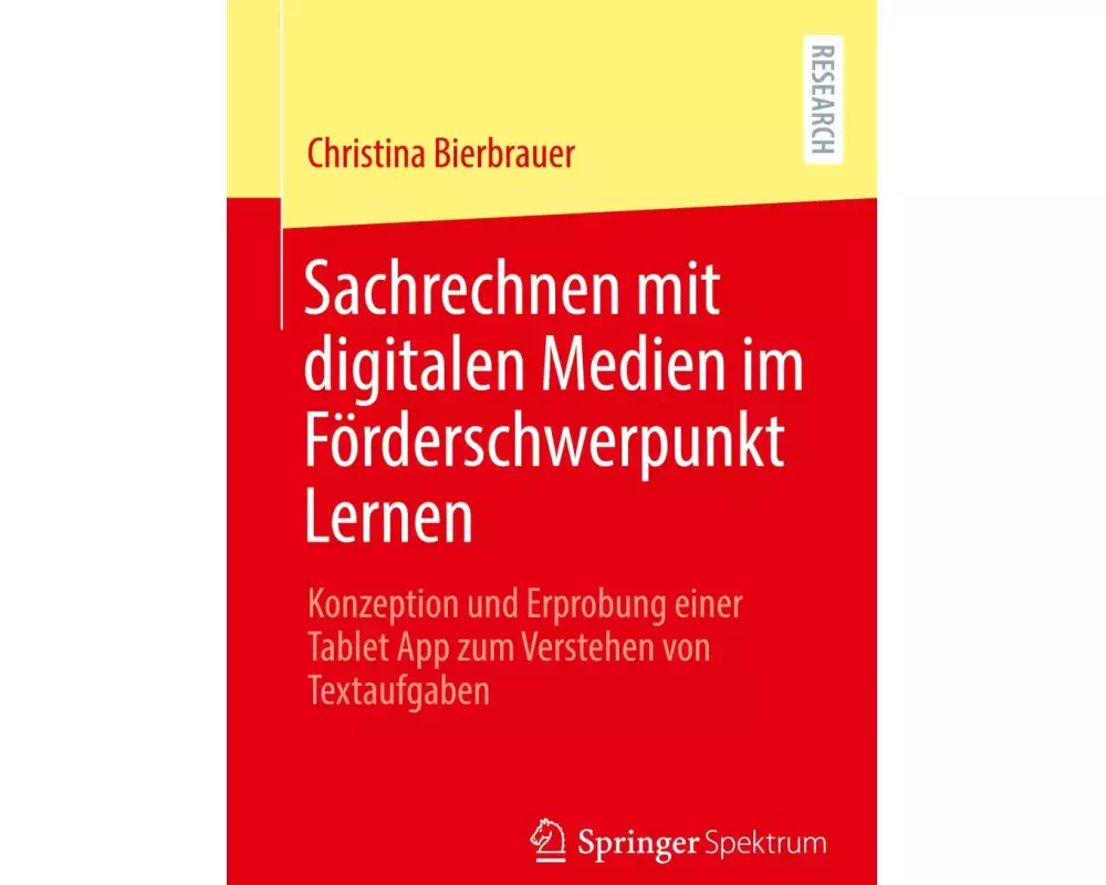 Sachrechnen mit digitalen Medien im Förderschwerpunkt Lernen