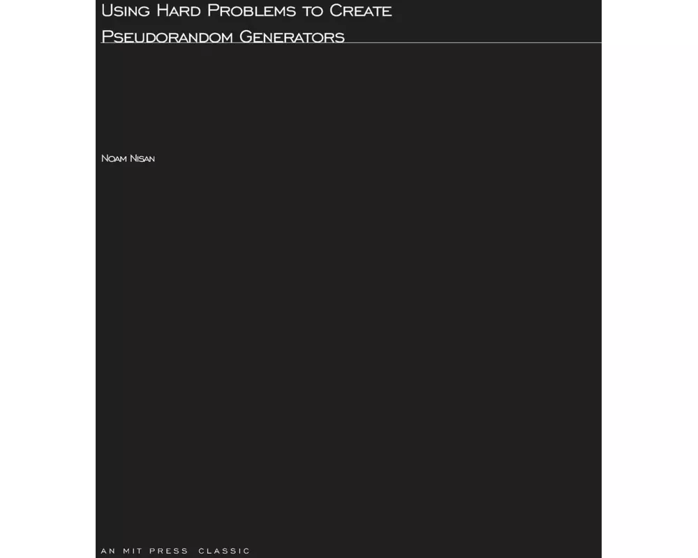 Using Hard Problems to Create Pseudorandom Generators