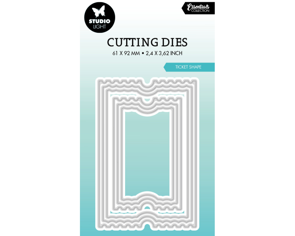 SIZZIX Stanzformen 6.1x9.2x0.1cm CD441 Ticket 6 Stück