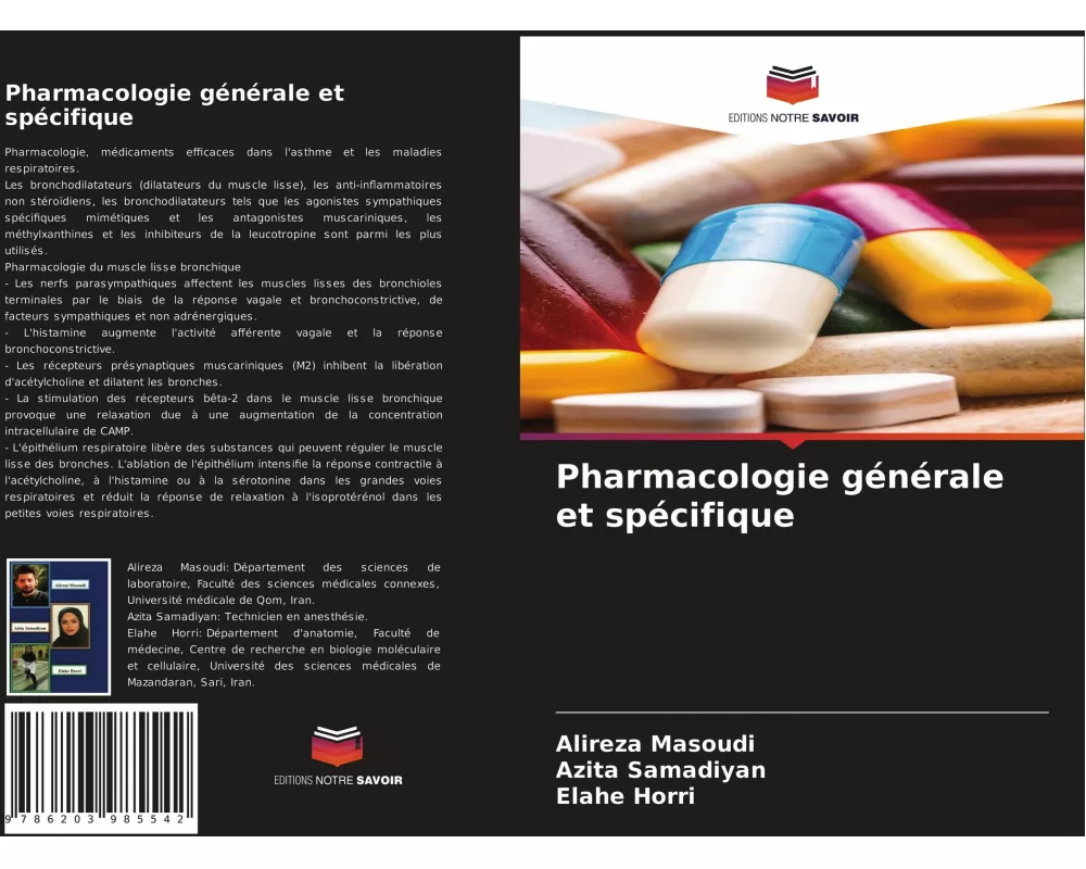 Pharmacologie générale et spécifique