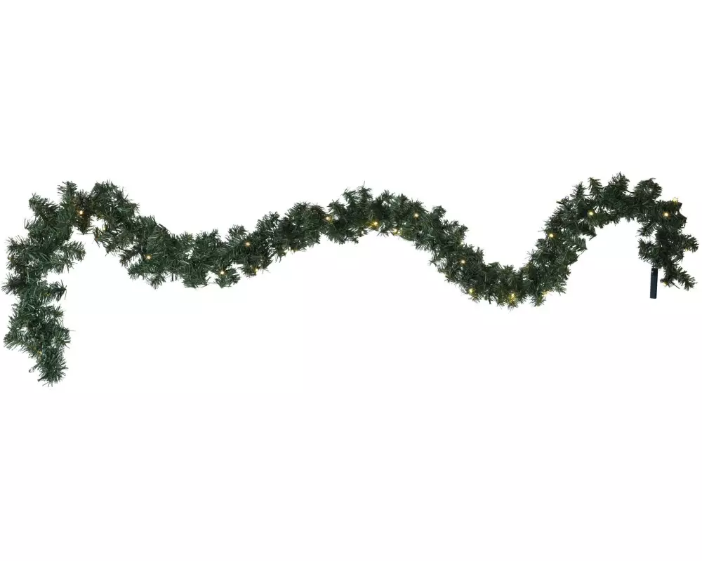 Star Trading Girlande Canadian, 2.5 m, 30 LED, Grün