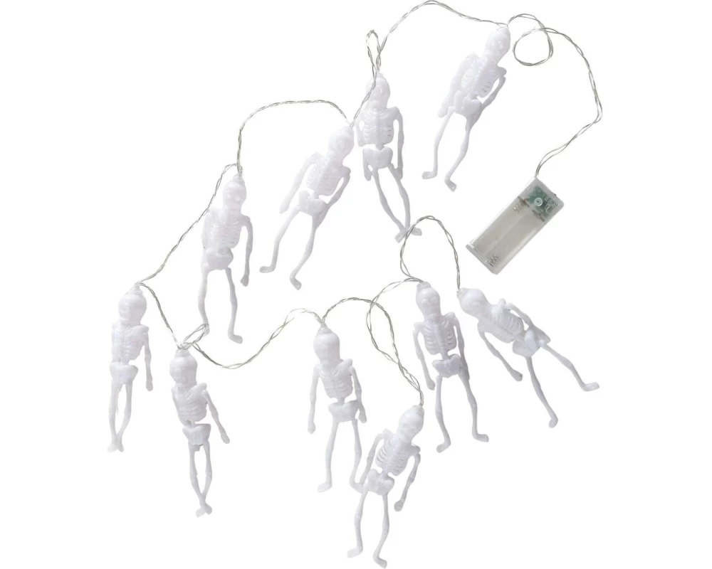 Boltze Lichterkette Calvar 165 cm, Weiss