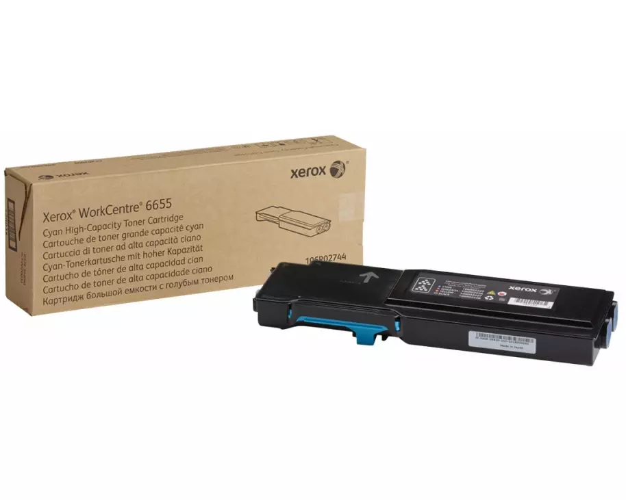 XEROX XFX Toner cyan high Capacity 7.500 pages for WorkCentre 6655 6655i