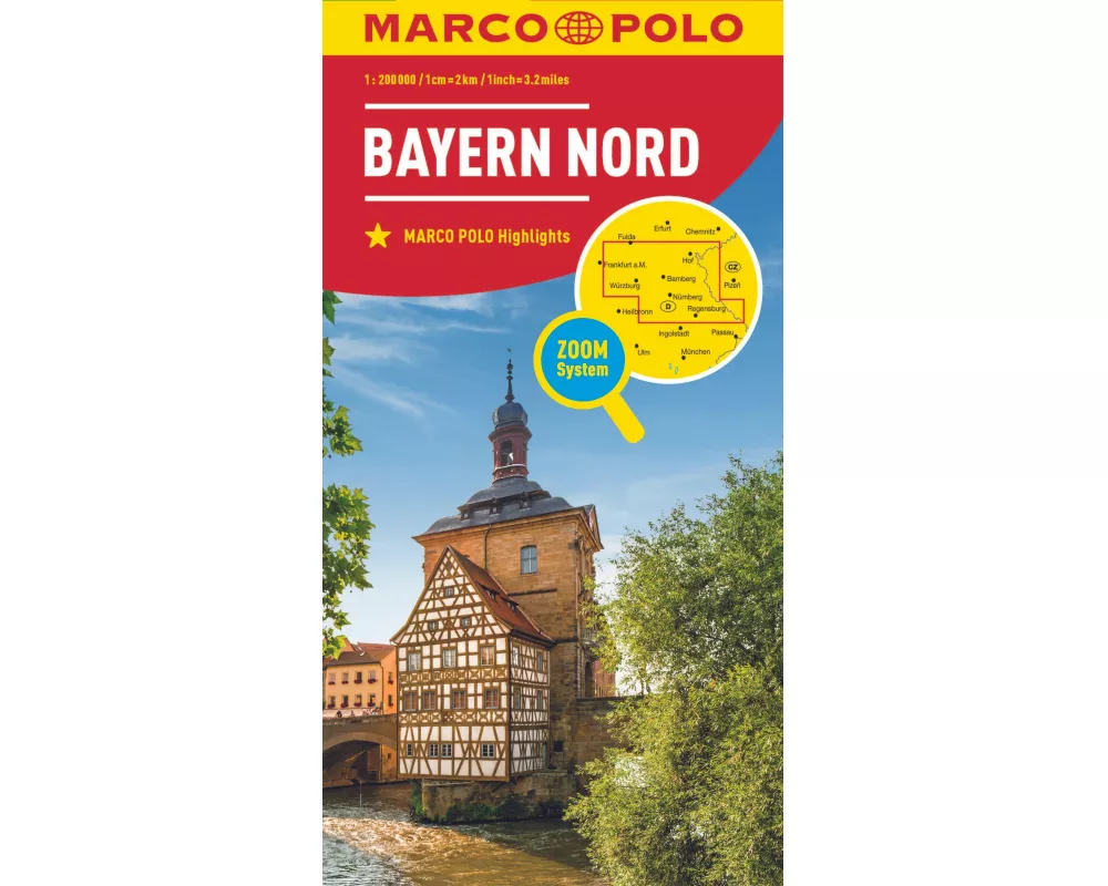 MARCO POLO Regionalkarte Deutschland 12 Bayern Nord 1:200.000