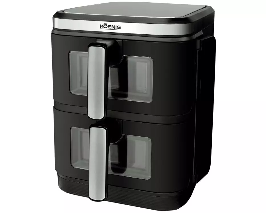 Koenig Doppel-Heissluftfritteuse Vertical 11 l