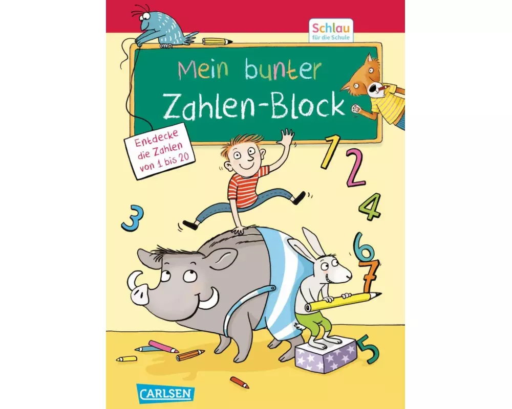 Schlau für die Schule: Mein bunter Zahlen-Block
