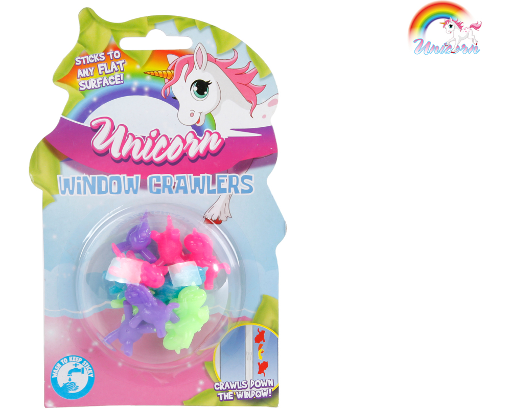 ROOST Einhorn Fensterläufer 621671 12 Stück, ass. 2cm