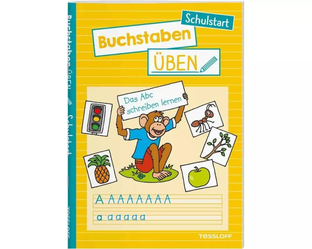 Buchstaben üben. Schulstart
