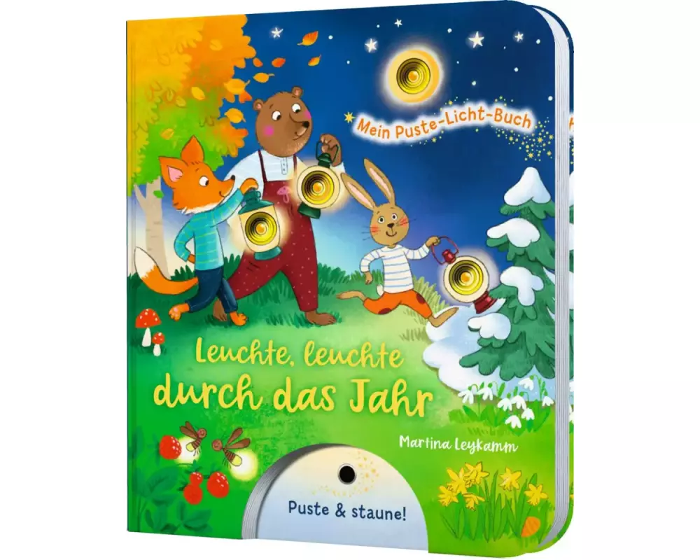 Mein Puste-Licht-Buch: Leuchte, leuchte durch das Jahr