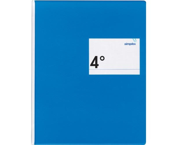 SIMPLEX Geschäftsbuch 17,5x22cm 17445 blau 40 Blatt