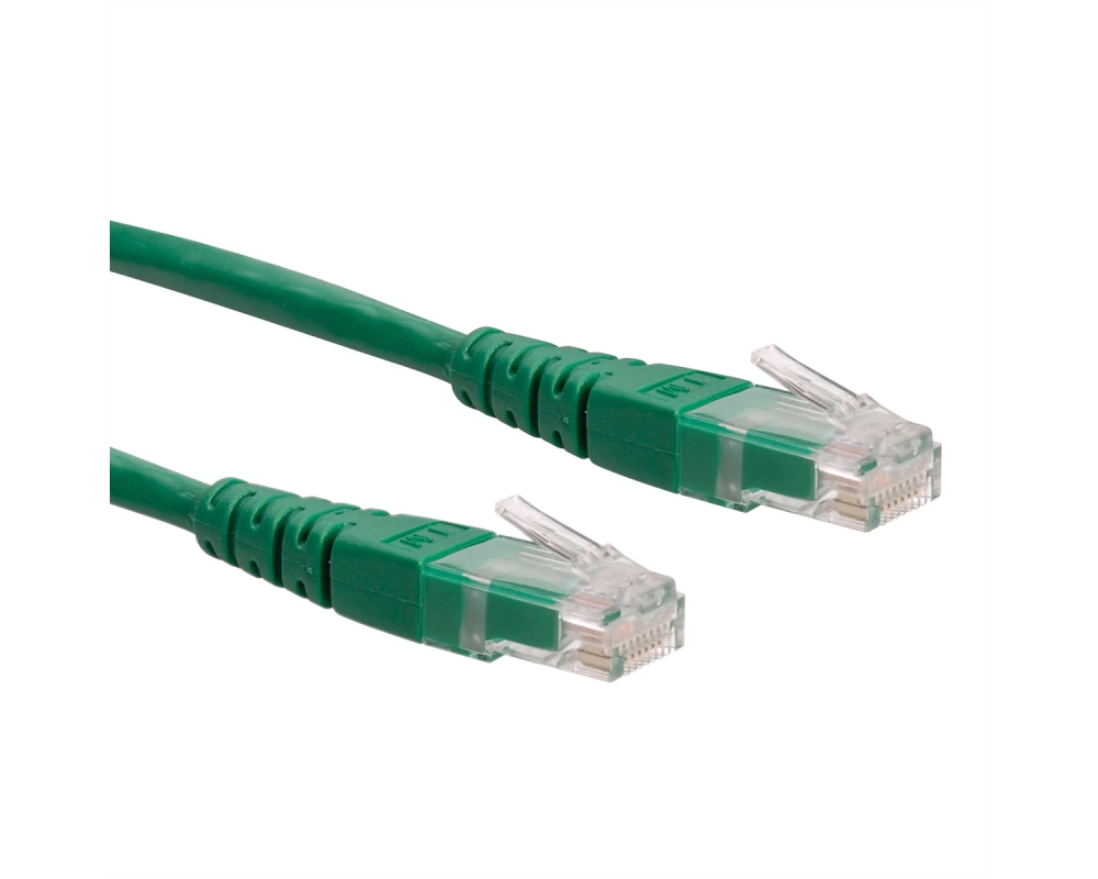 ROLINE Patchkabel Cat.6 (Class E) UTP, grün, 0,5 m