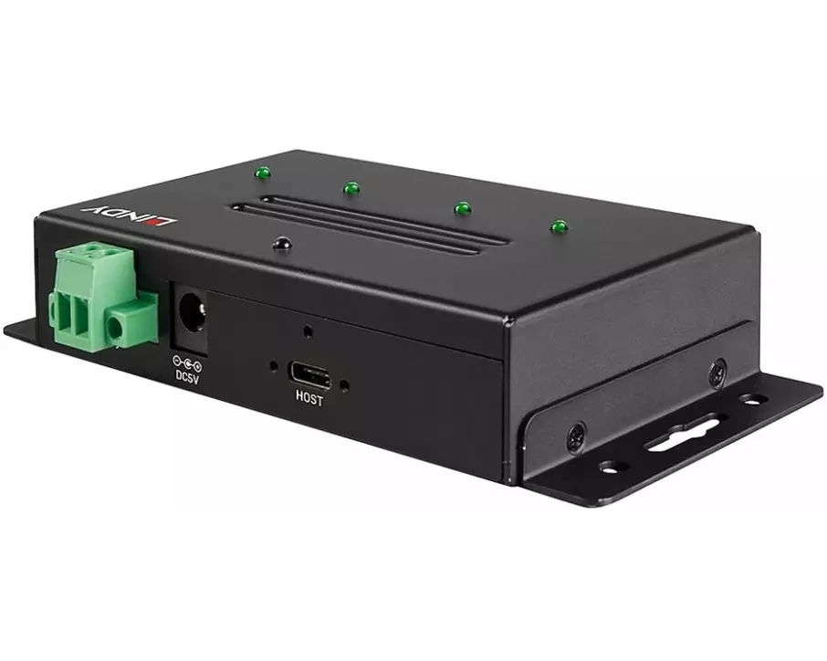 LINDY 4 Port USB 3.1 Gen 2 C Metal Hub