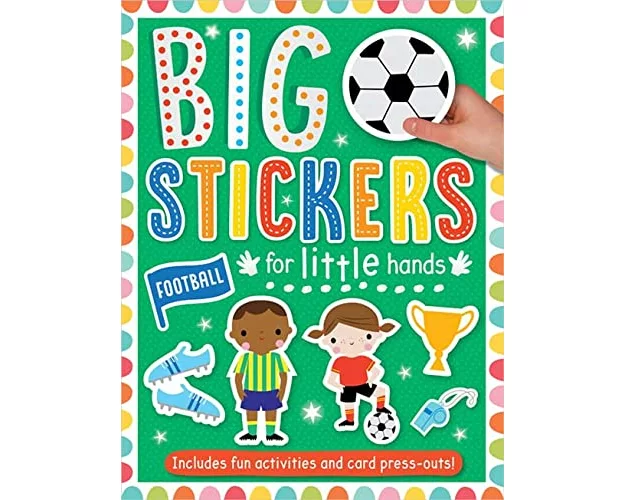 Big Stickers for Little Hands Football