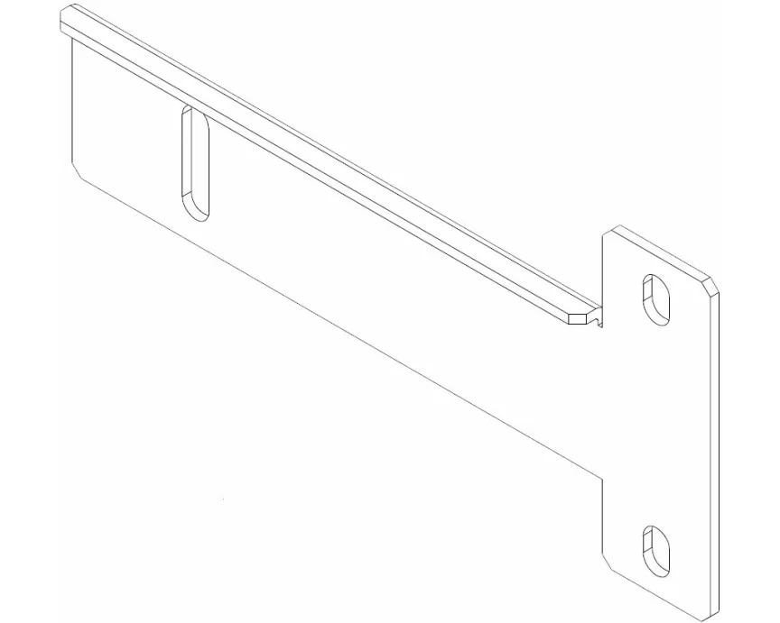 APC Easy BRKT POST BTM 3-4FT inside one pair