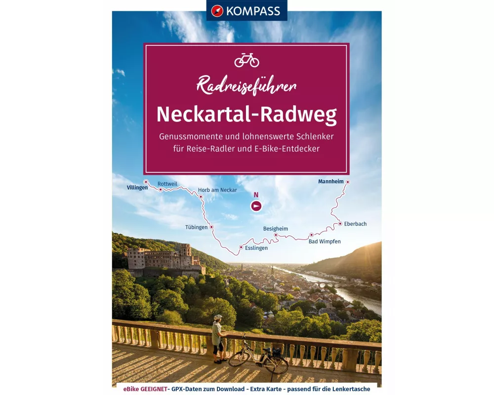KOMPASS RadReiseFührer Neckartal-Radweg