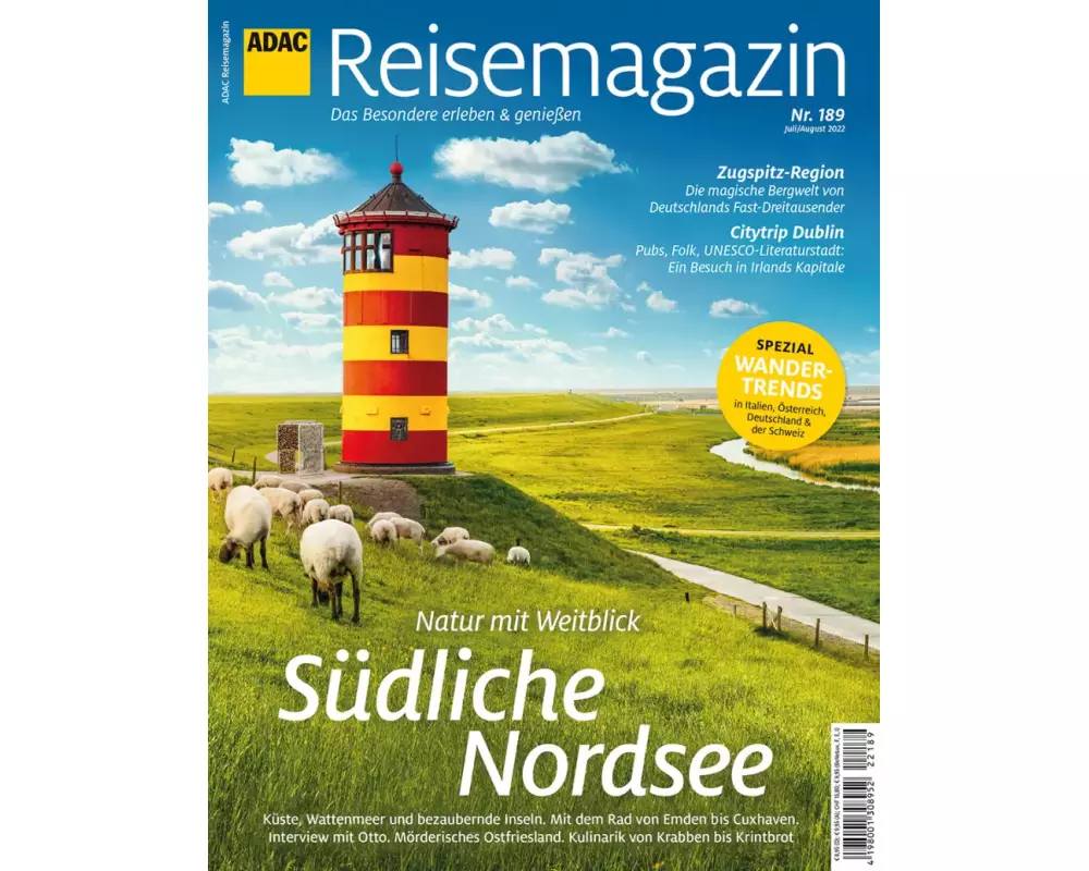 ADAC Reisemagazin mit Titelthema Südliche Nordseeküste