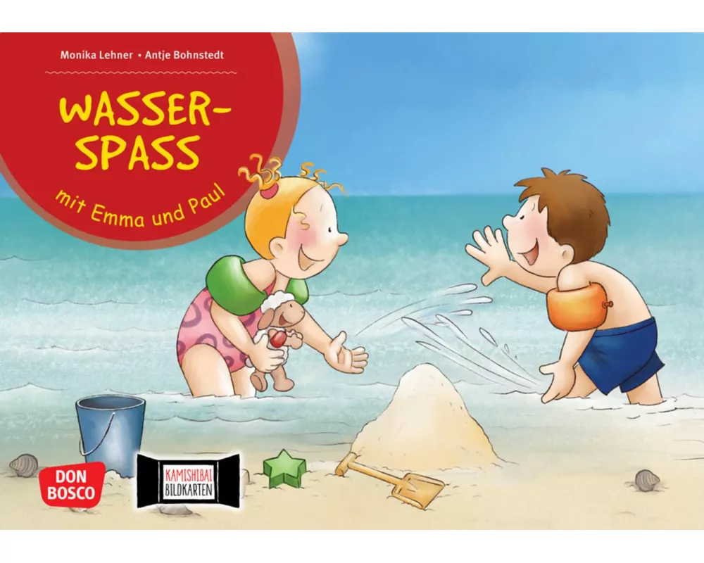 Wasserspaß mit Emma und Paul. Kamishibai Bildkartenset