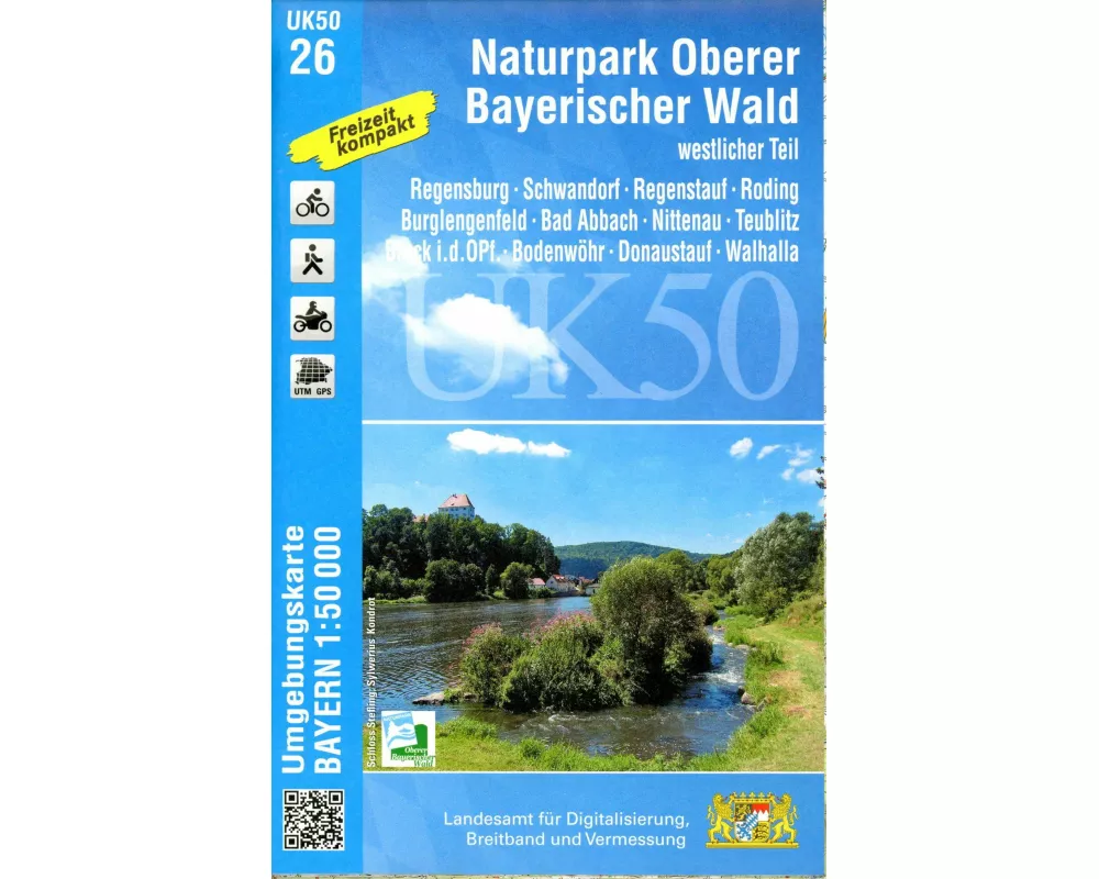 UK50-26 Naturpark Oberer Bayerischer Wald - westlicher Teil