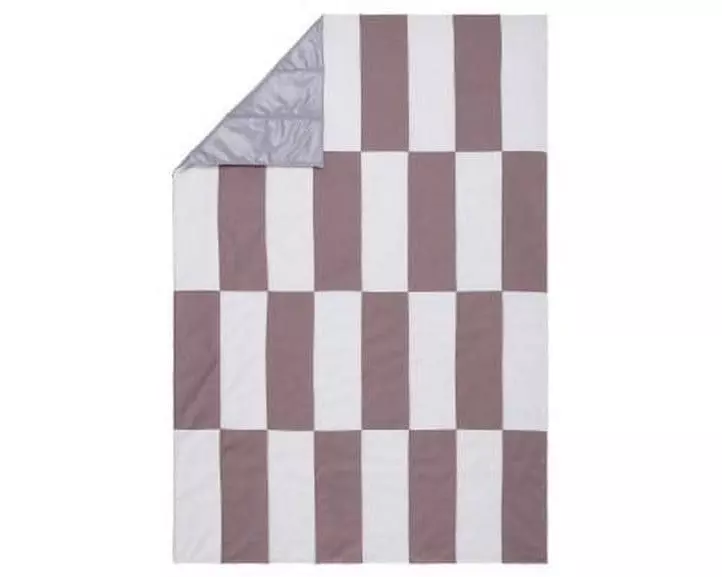 Urbanara Picknickdecke Tamina 180 x 120 cm - Taupe / Natur