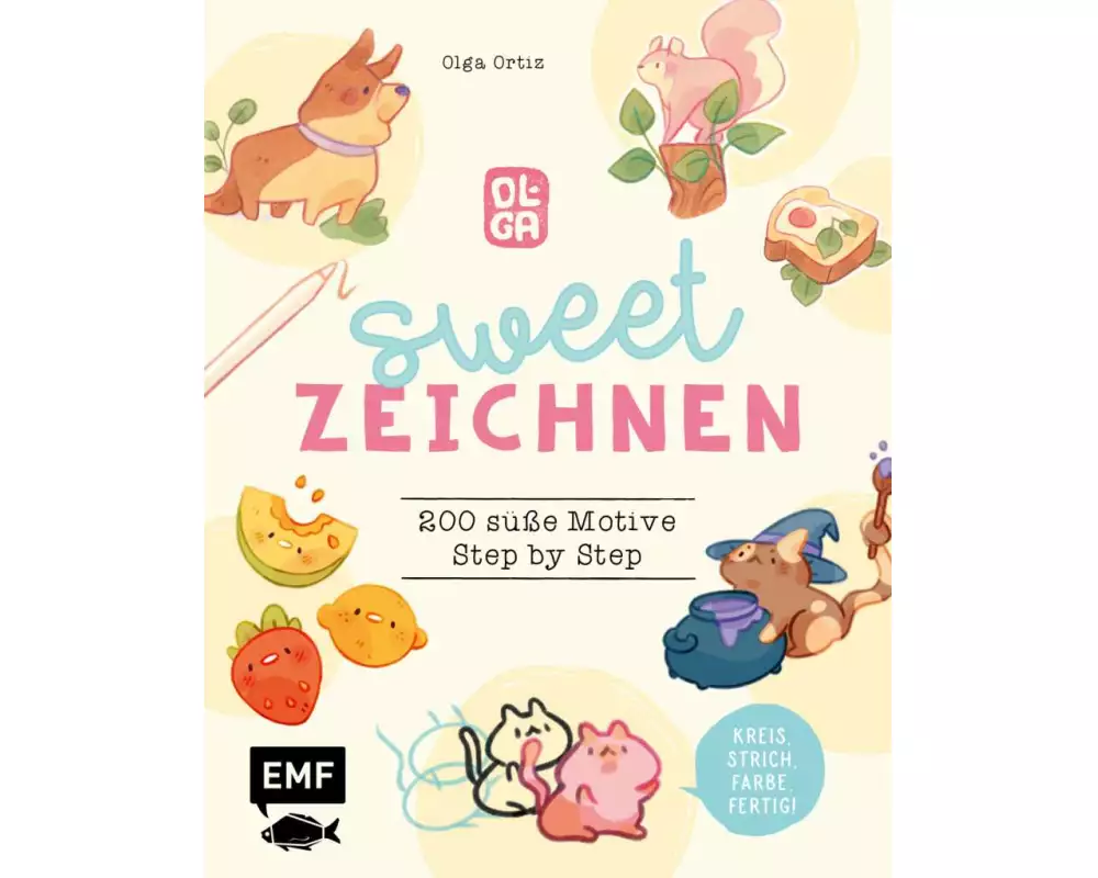 Sweet zeichnen – 200 süße Motive von Instagram-Artist olguioo